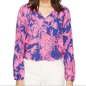 Lilly Pulitzer Willa Top~Night Caw